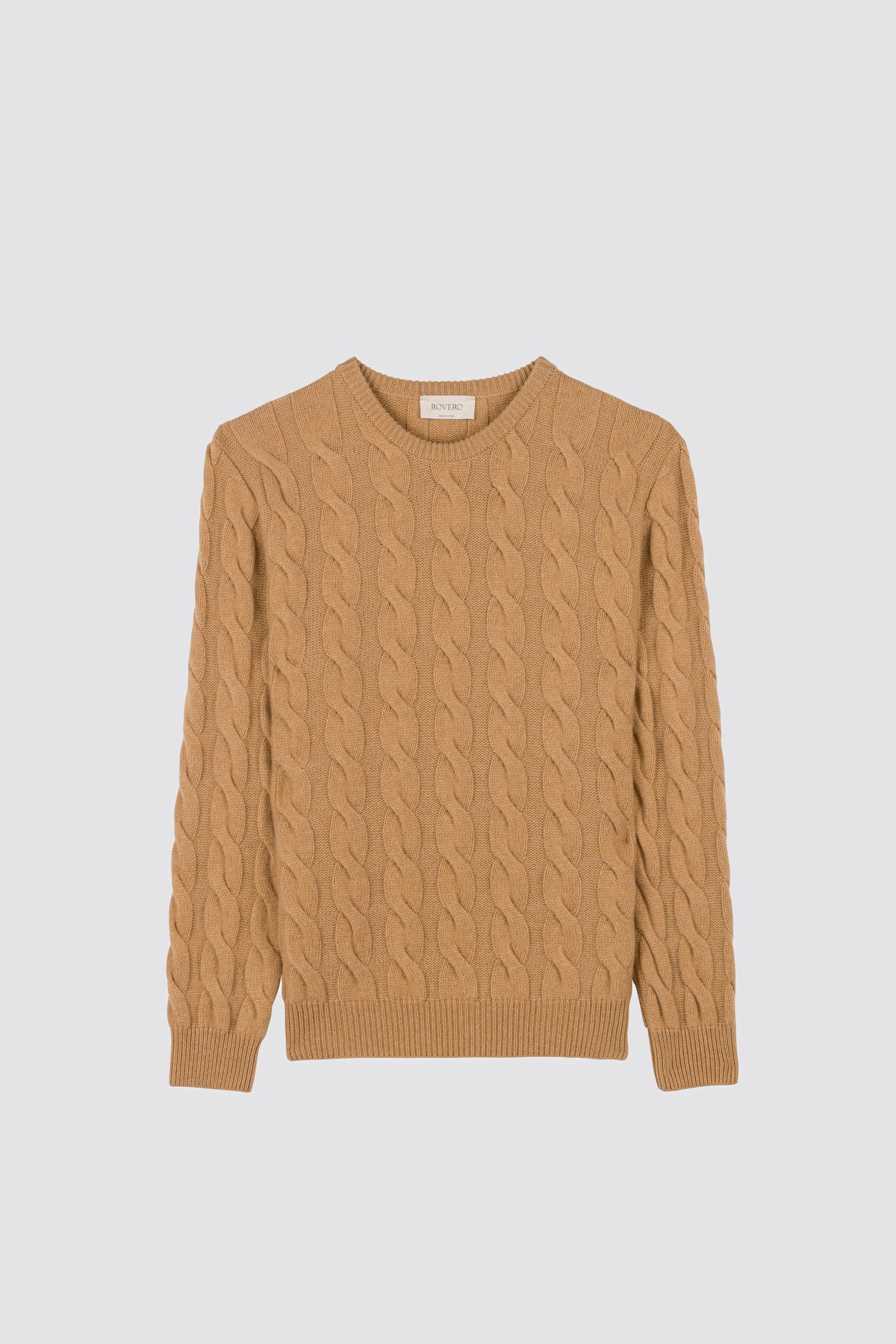 Maglione lavorato a maglia Anemone Camel