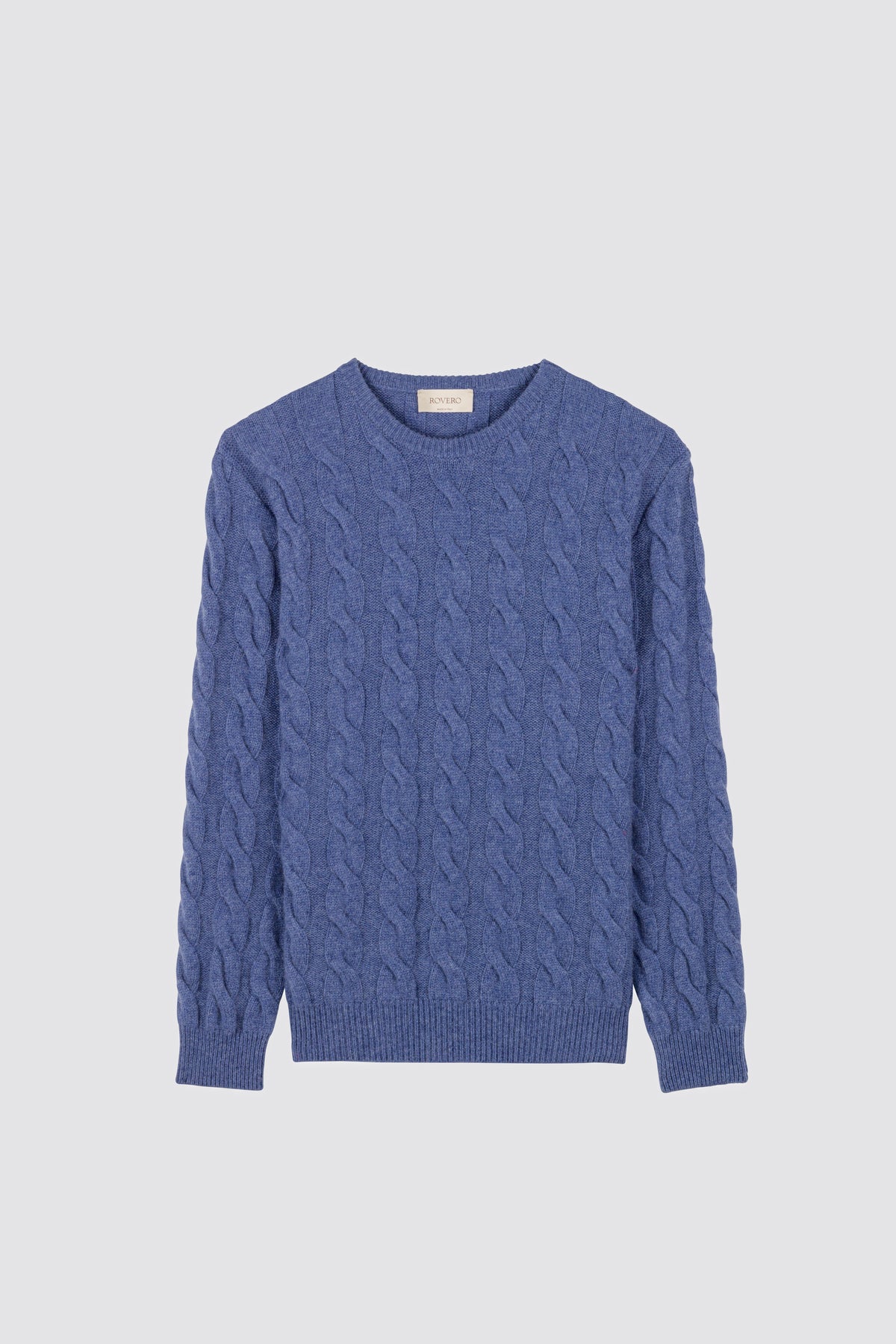 Maglione in maglia a trecce Anemone Denim