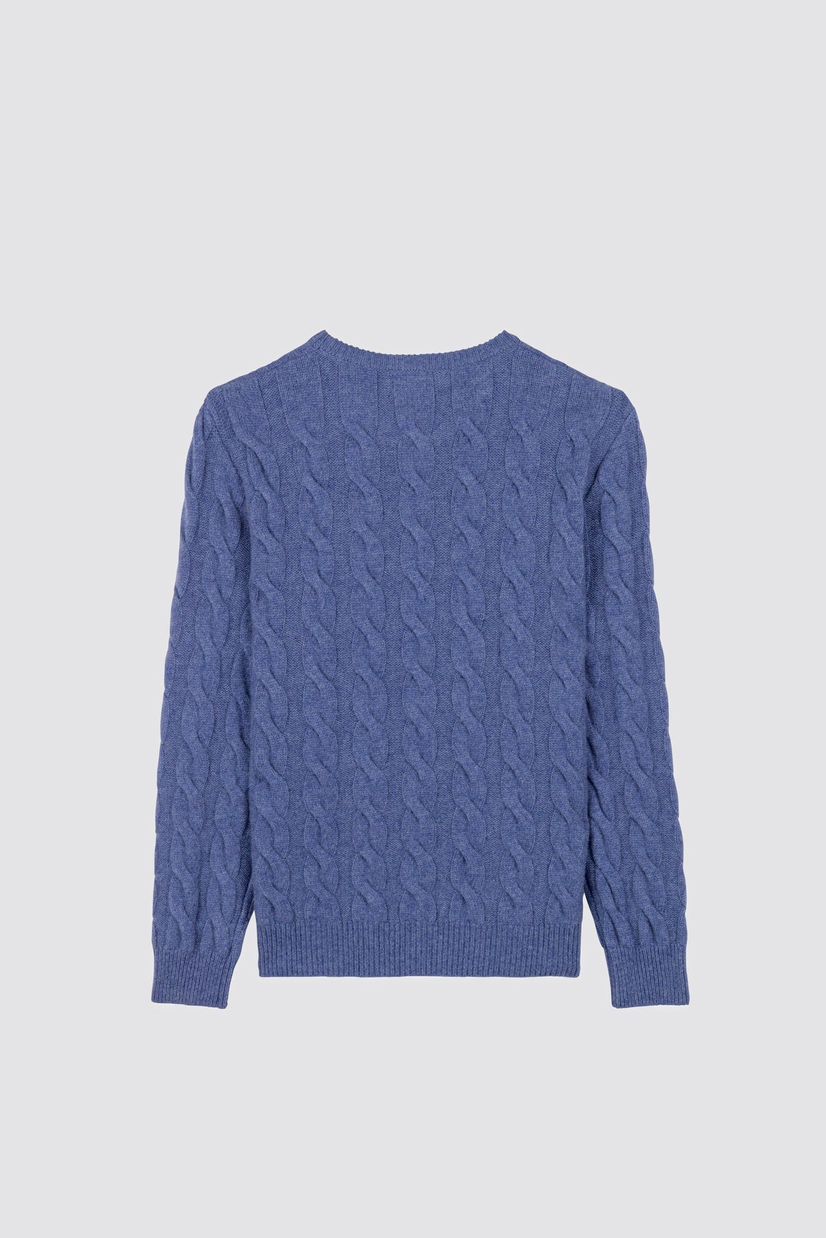 Maglione in maglia a trecce Anemone Denim