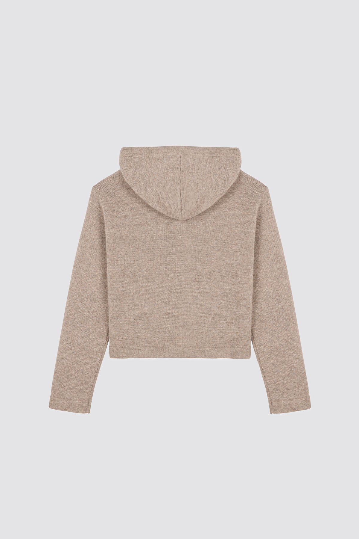 Felpa con cappuccio Lavandula Tortora-Panna