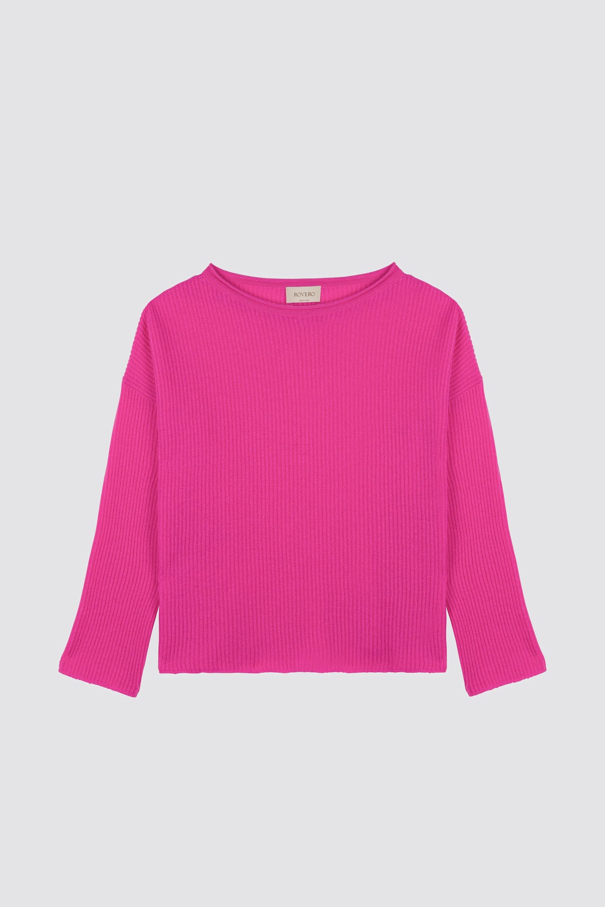 Maglione lavorato a maglia popcorn traforato Olea Barbie Rosa