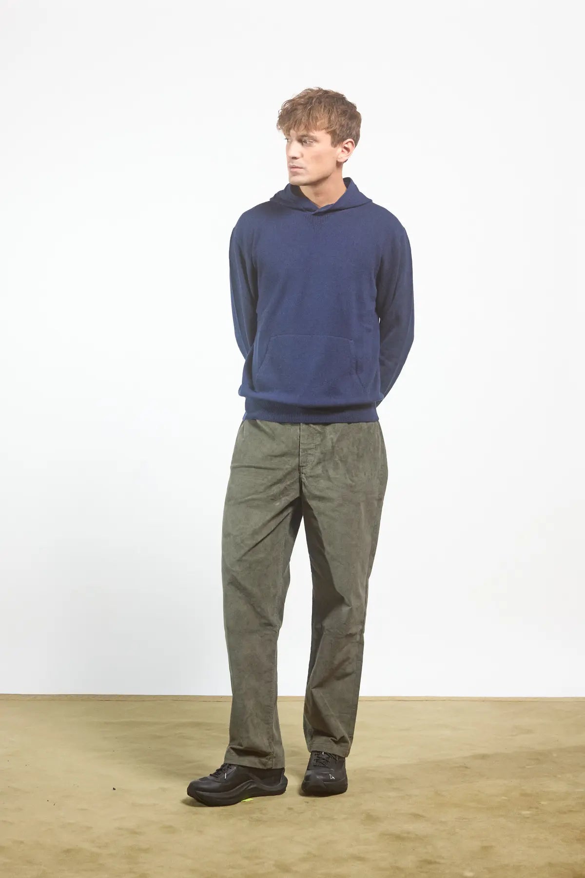 Felpa con cappuccio Helenio Blu Navy