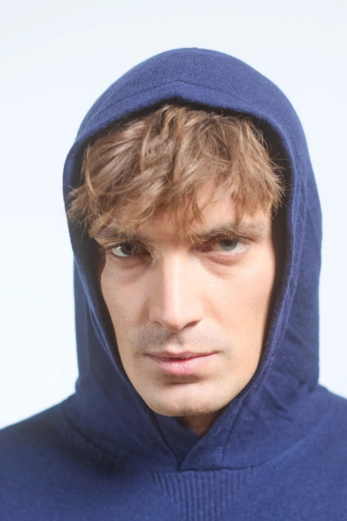 Felpa con cappuccio Helenio Blu Navy