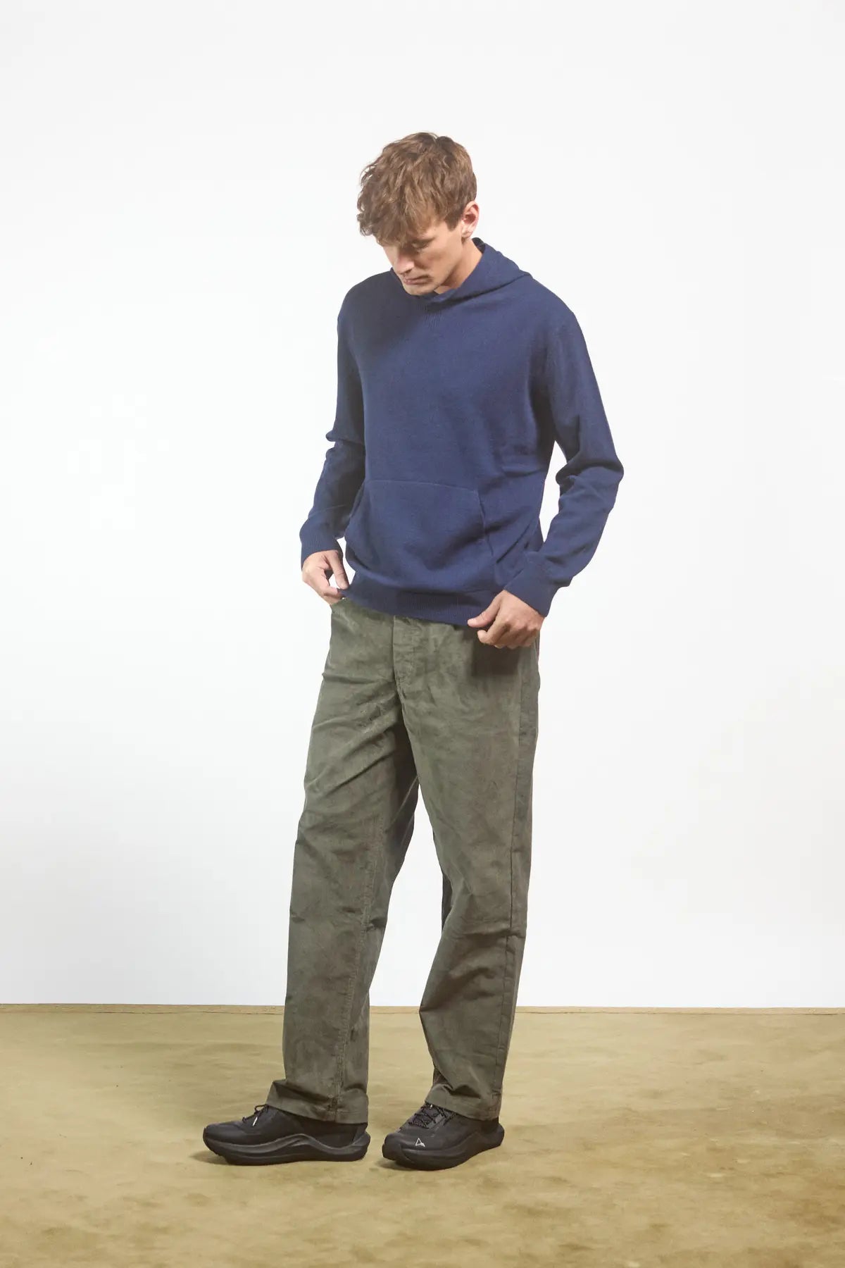 Felpa con cappuccio Helenio Blu Navy