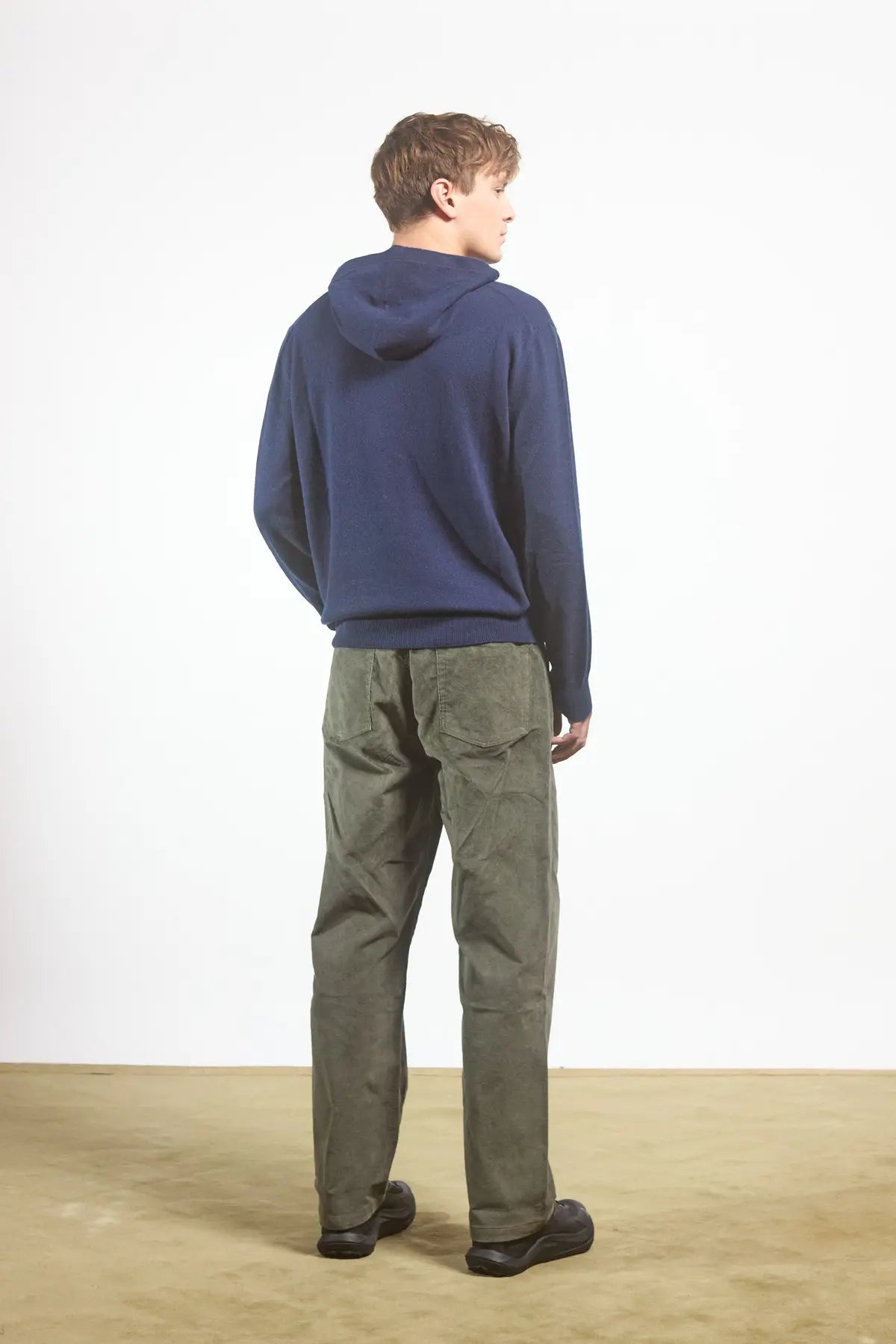 Felpa con cappuccio Helenio Blu Navy