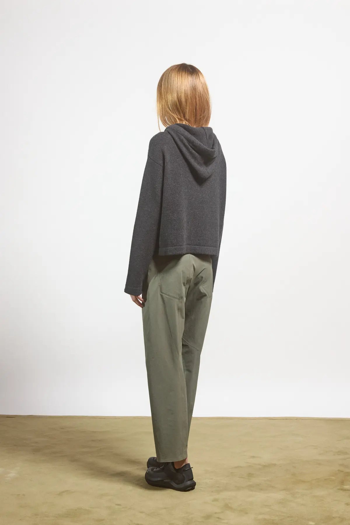 Hoodie Lavandula Anthracite-Cream