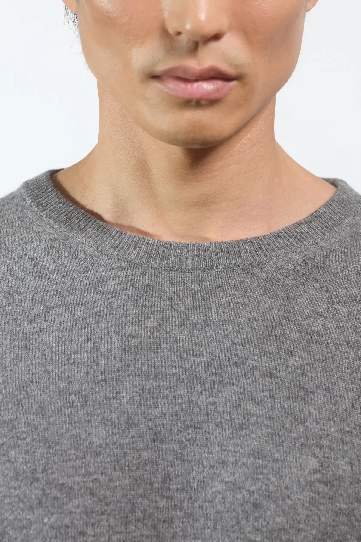 Maglione girocollo Loto Grigio Melange