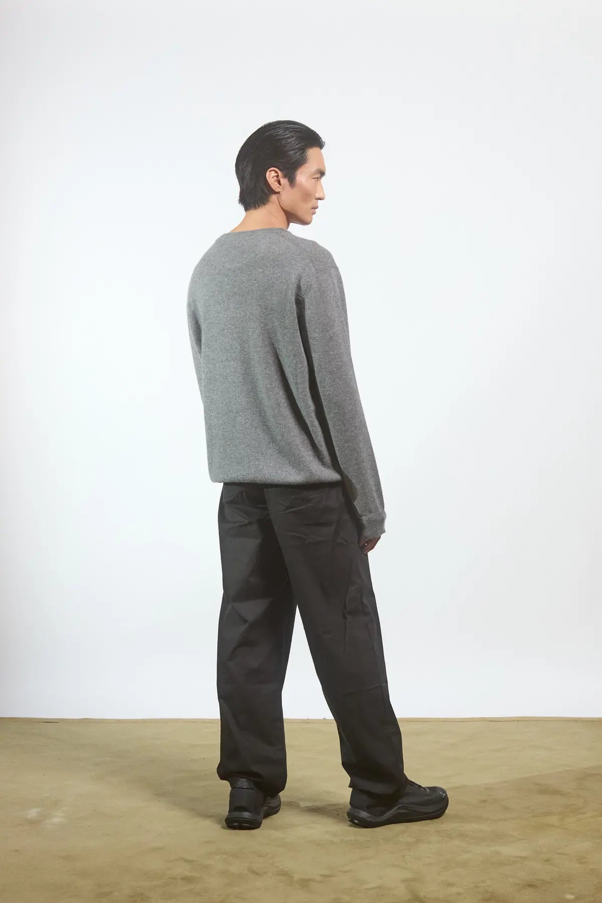 Maglione girocollo Loto Grigio Melange