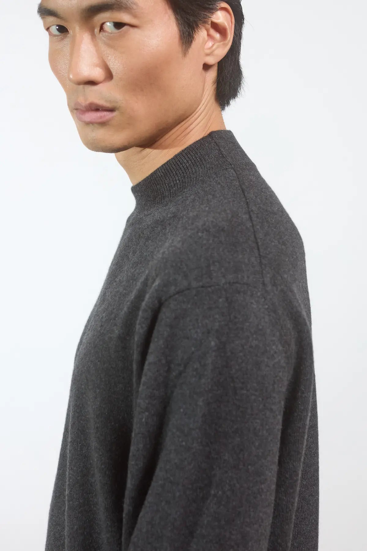 Maglione a collo alto Lupino Antracite