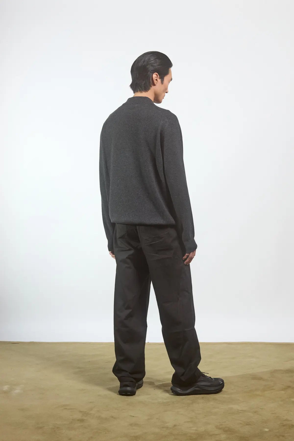 Maglione a collo alto Lupino Antracite