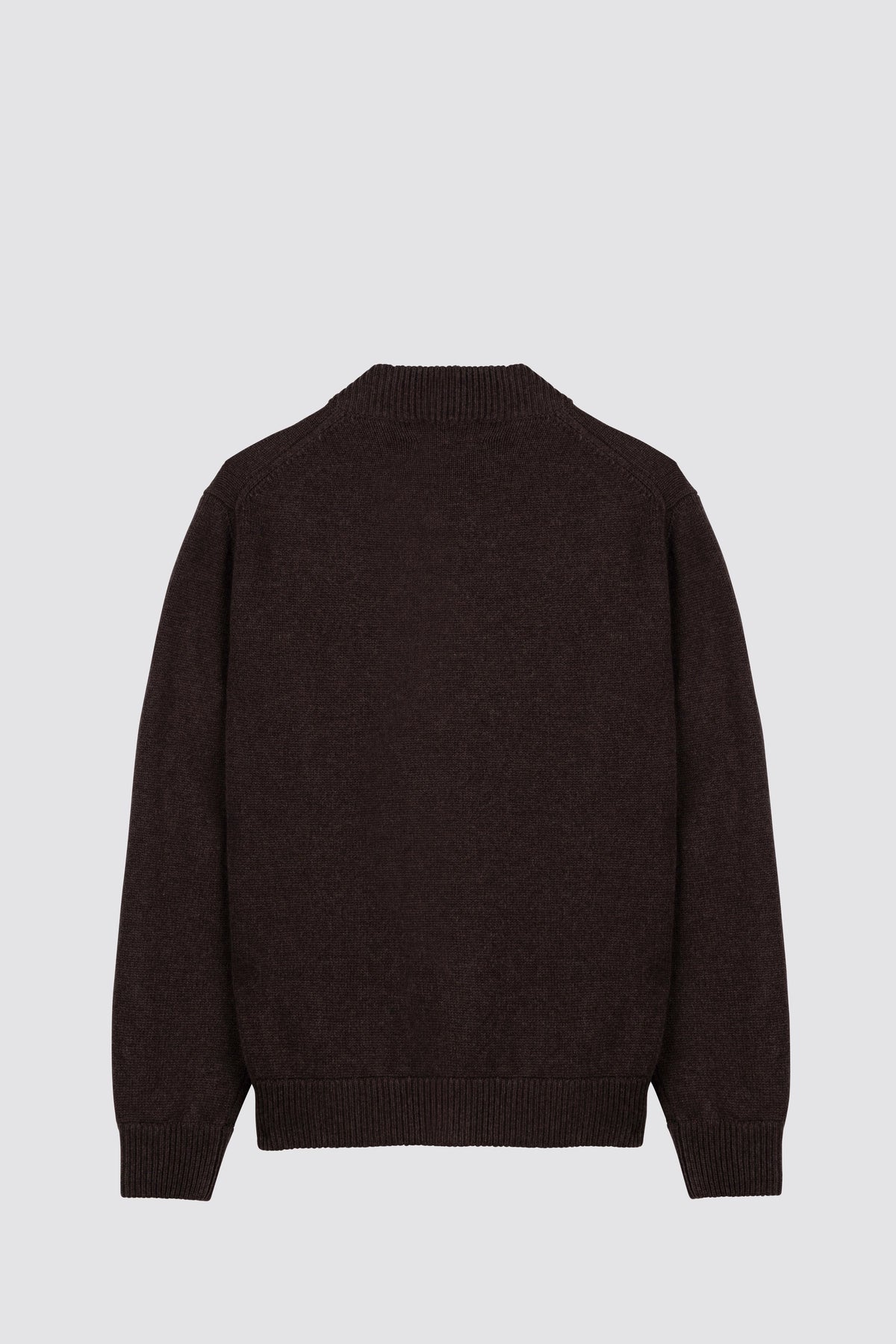 Bomber con zip Alisso Marrone Scuro