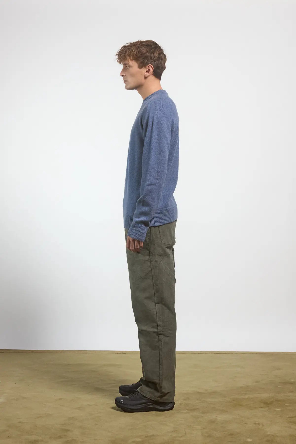 Maglione manica sella Miscanto Denim