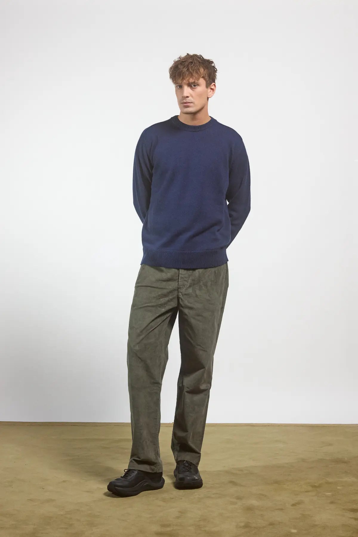 Maglione manica sella Miscanto Blu Navy