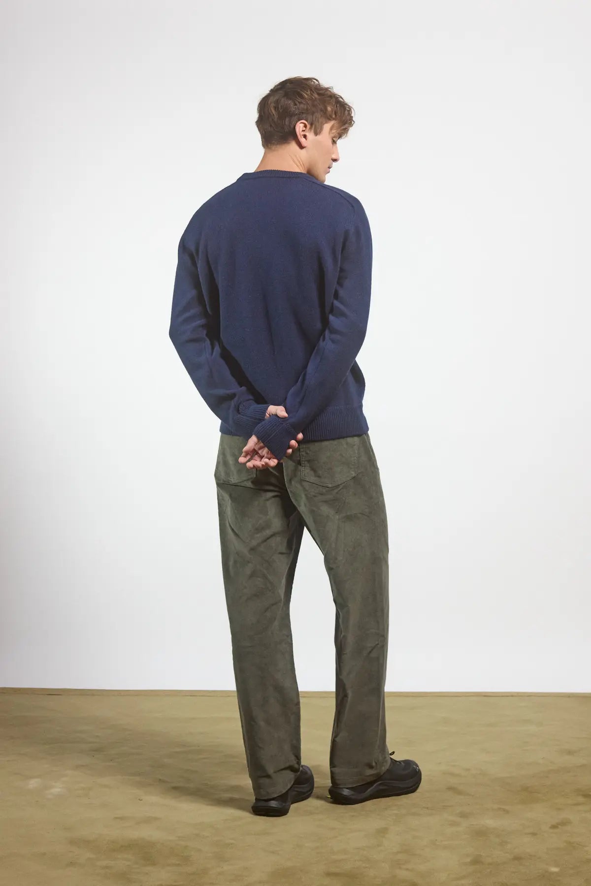 Maglione manica sella Miscanto Blu Navy