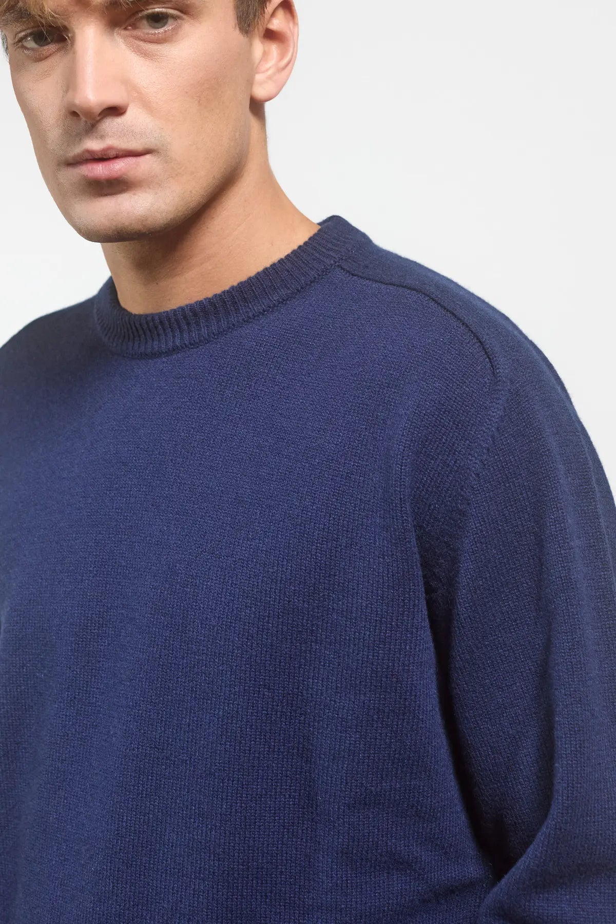 Maglione manica sella Miscanto Blu Navy