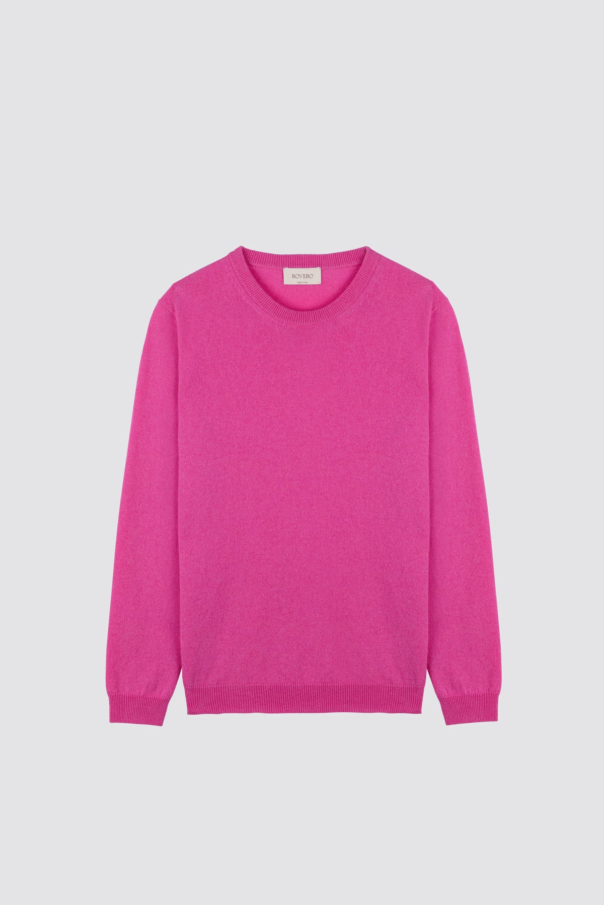 Round neck sweater Inula Barbie Pink