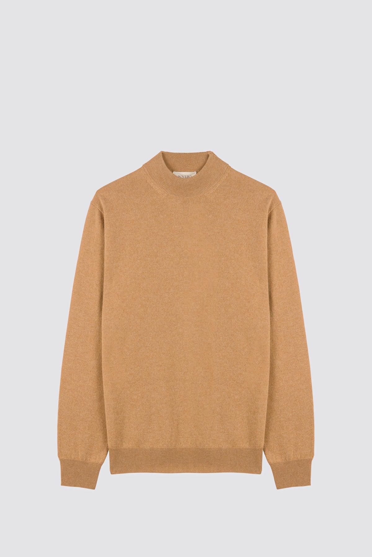 Mock neck sweater Lupino Camel