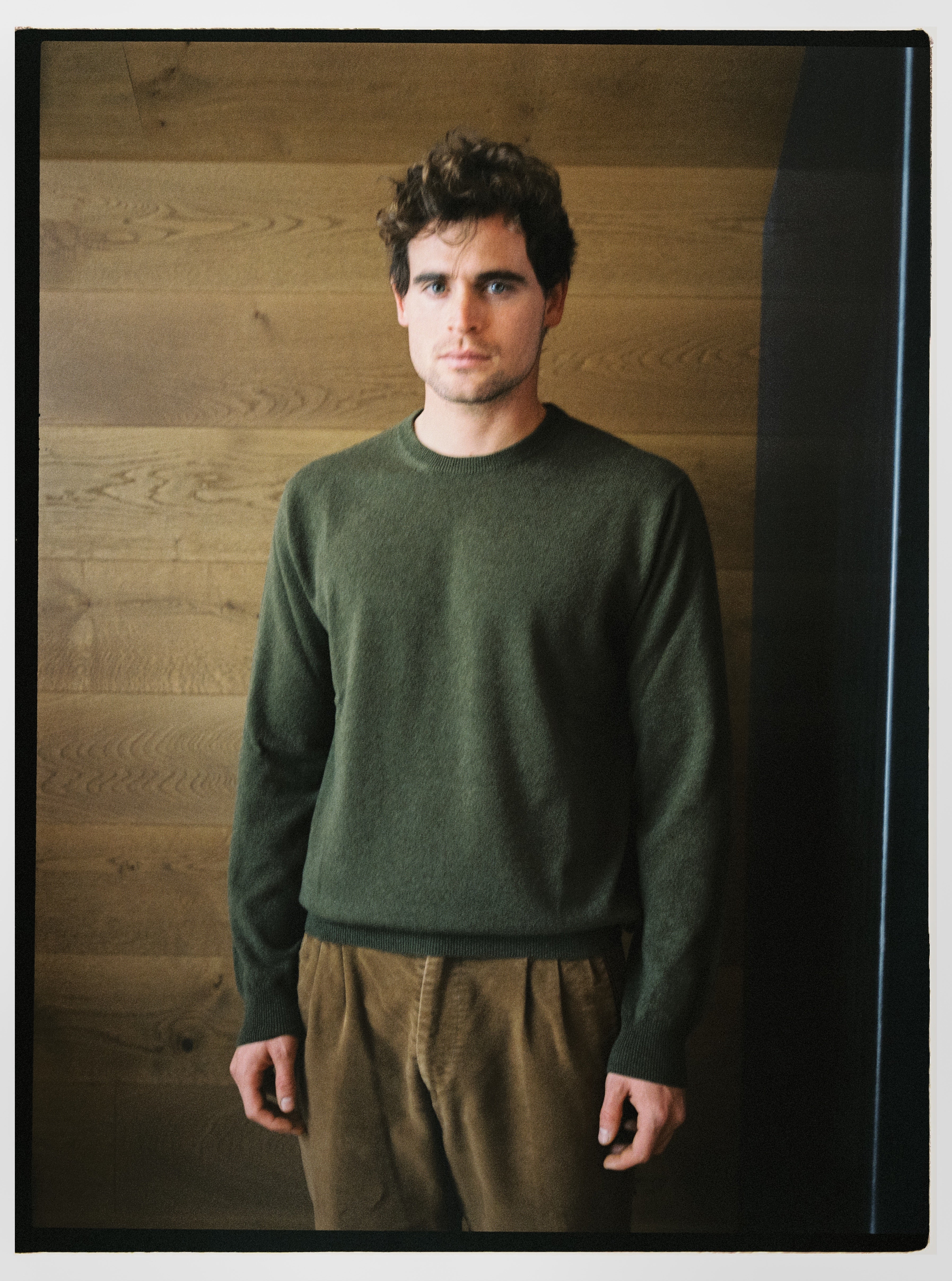 Maglione girocollo Loto Verde Militare