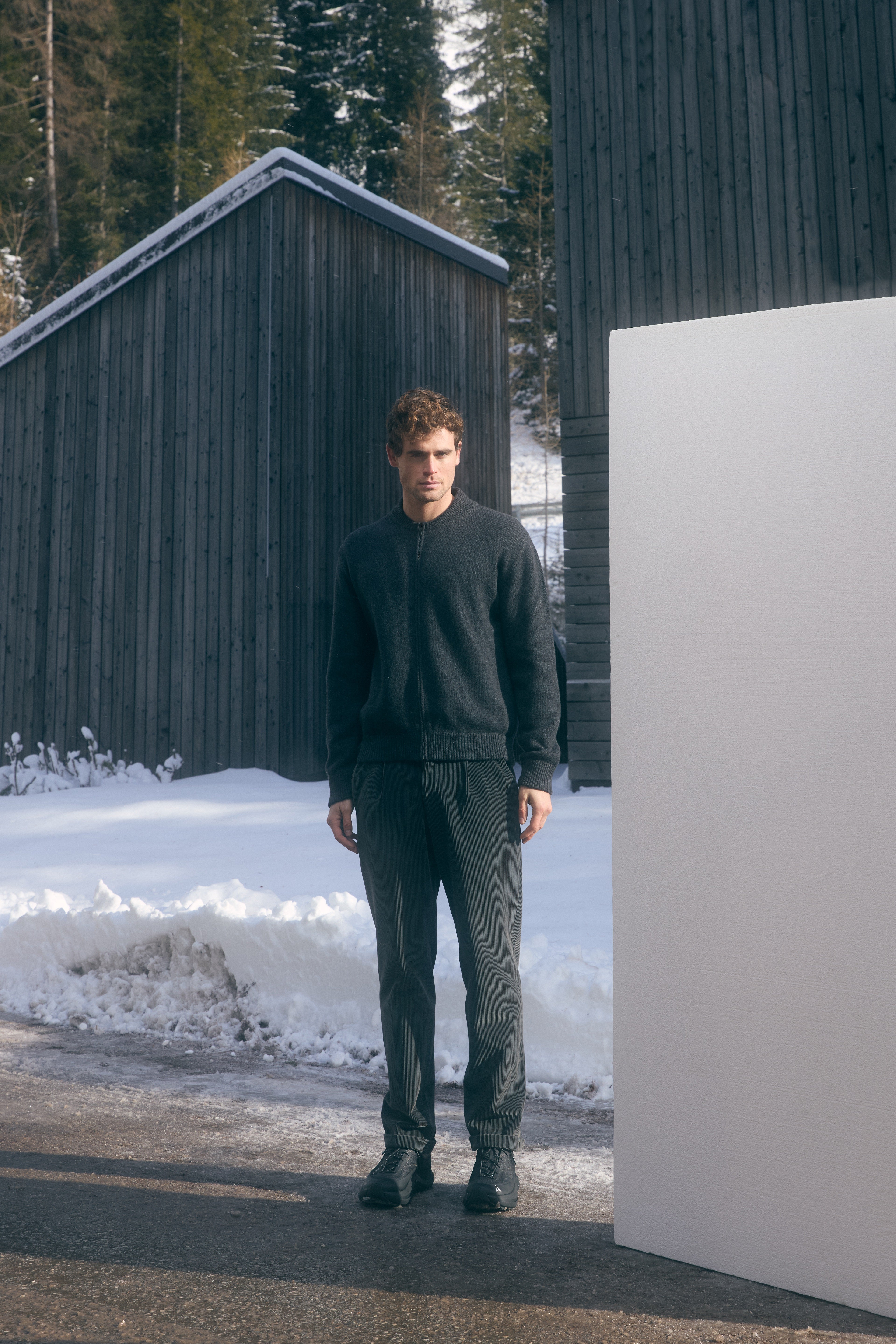 Bomber con zip Alisso Antracite