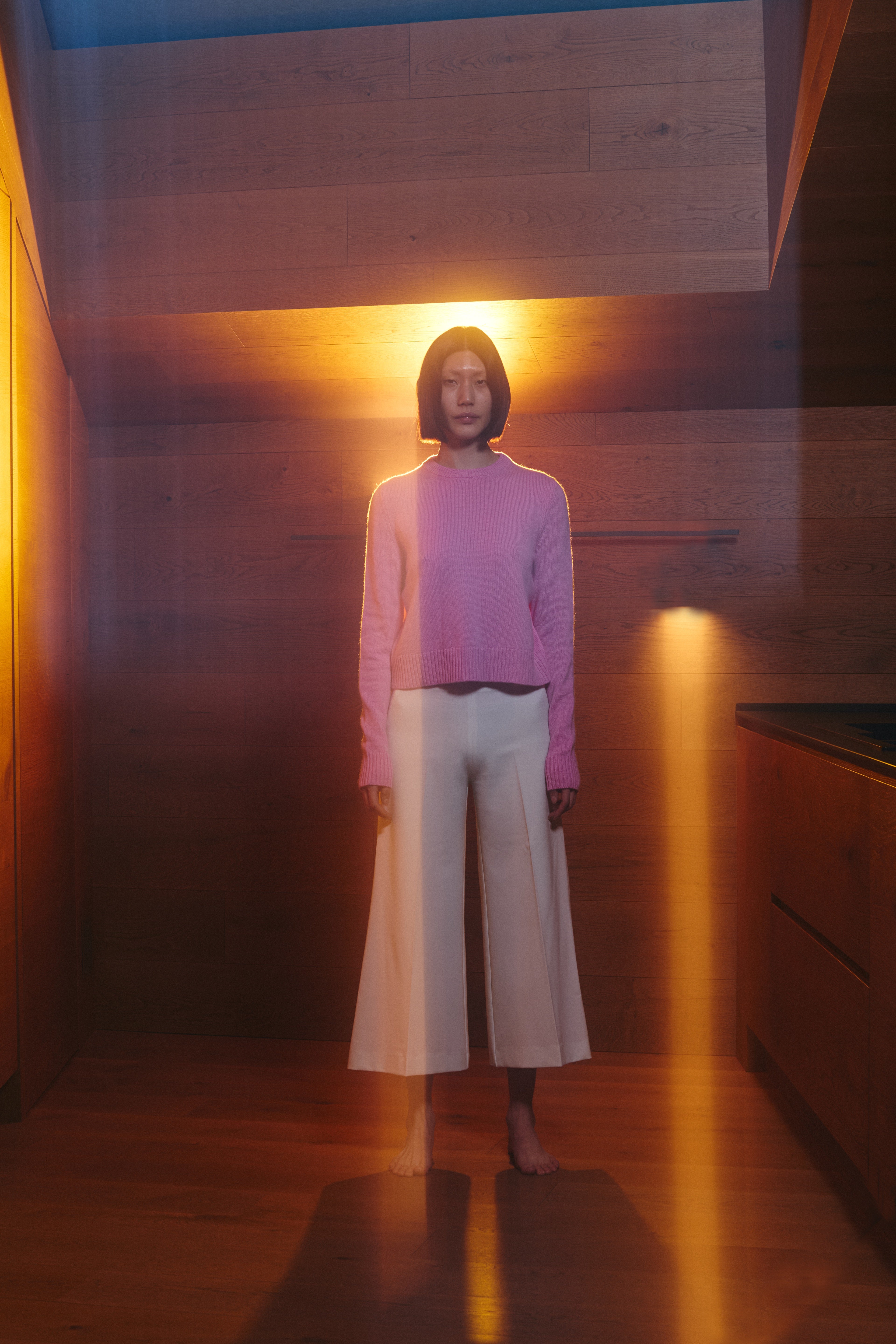 Maglione Girocollo Inula Barbie Pink