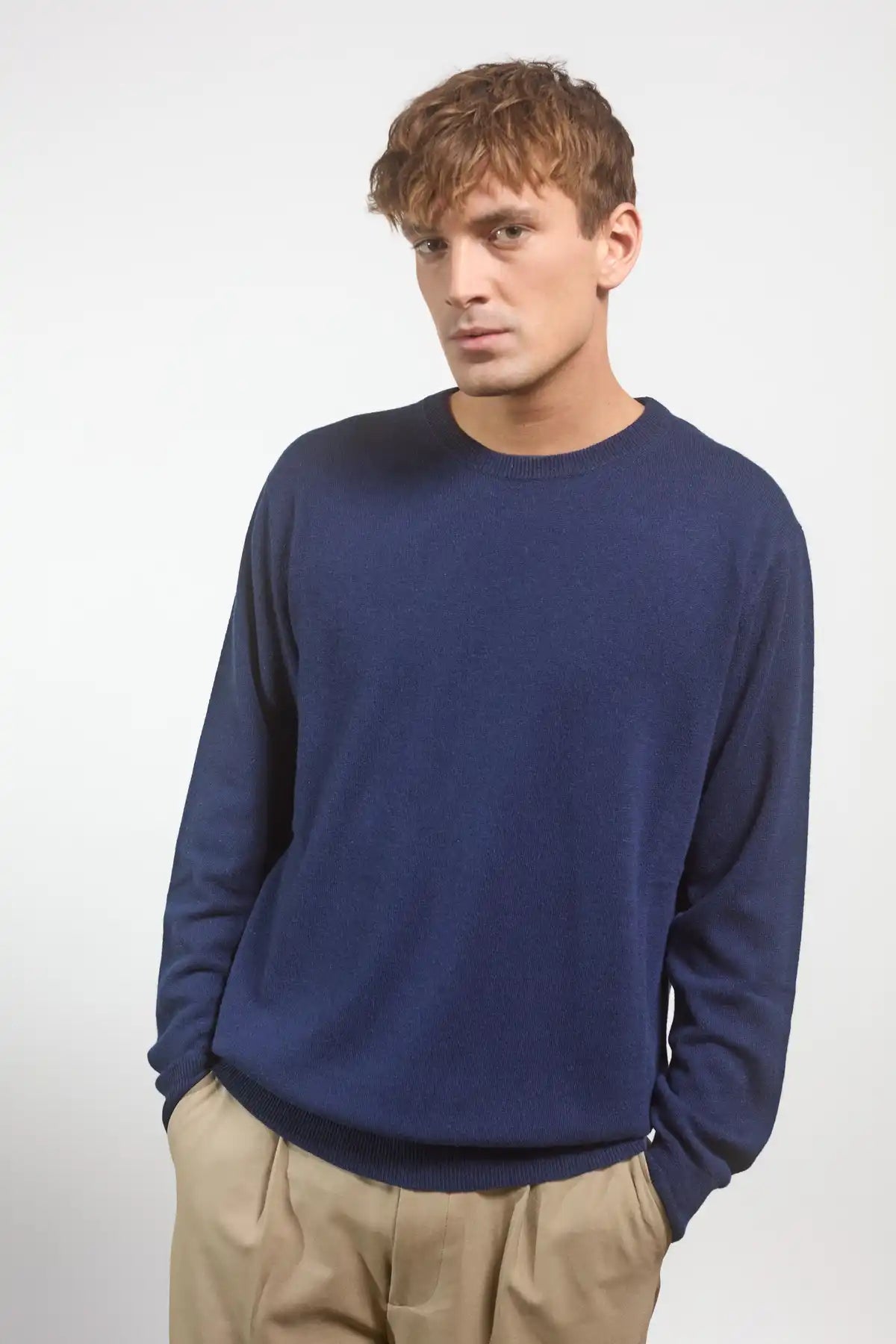 Maglione girocollo Loto Blu Navy