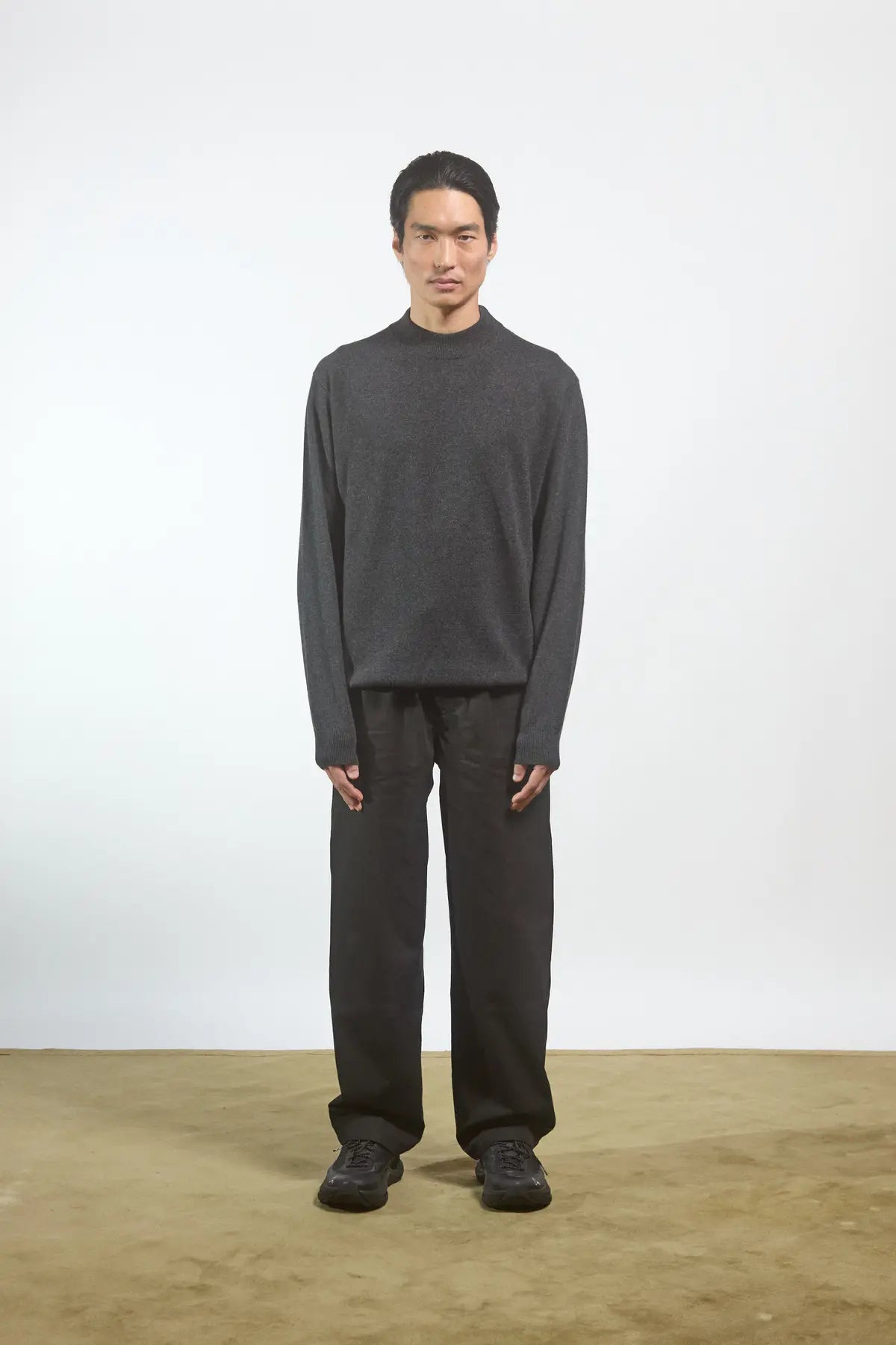Mock neck sweater Lupino Anthracite