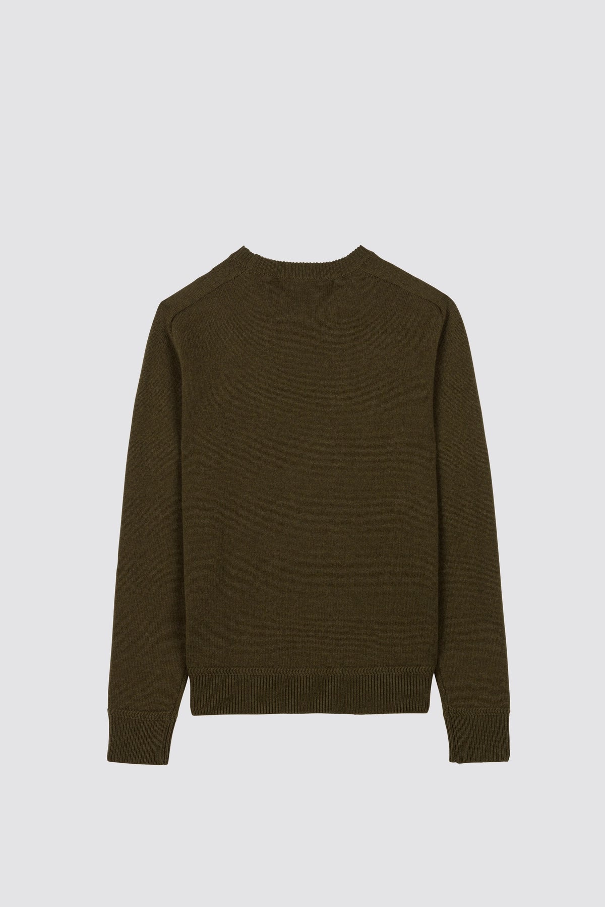 Maglione manica sella Miscanto verde militare