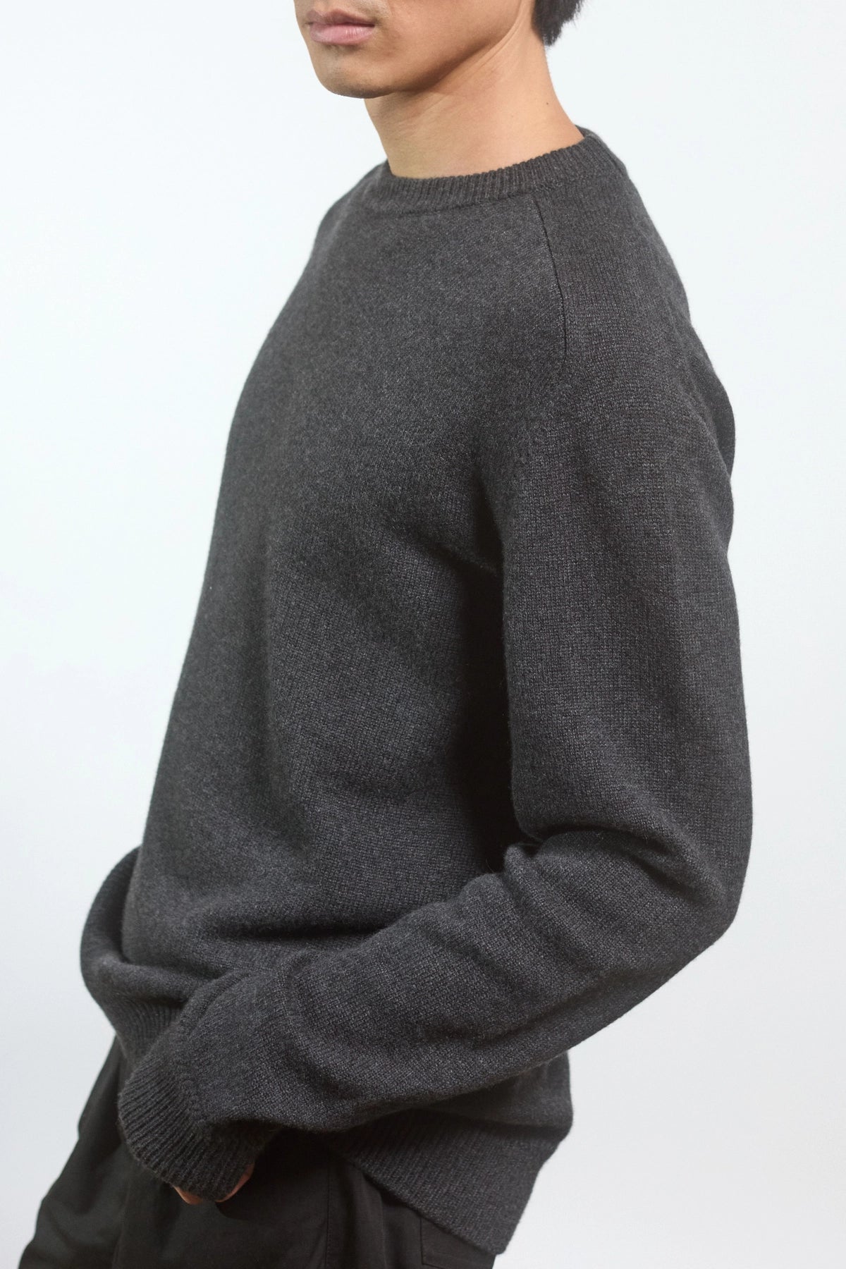 Saddle sleeve Sweater Miscanto Anthracite