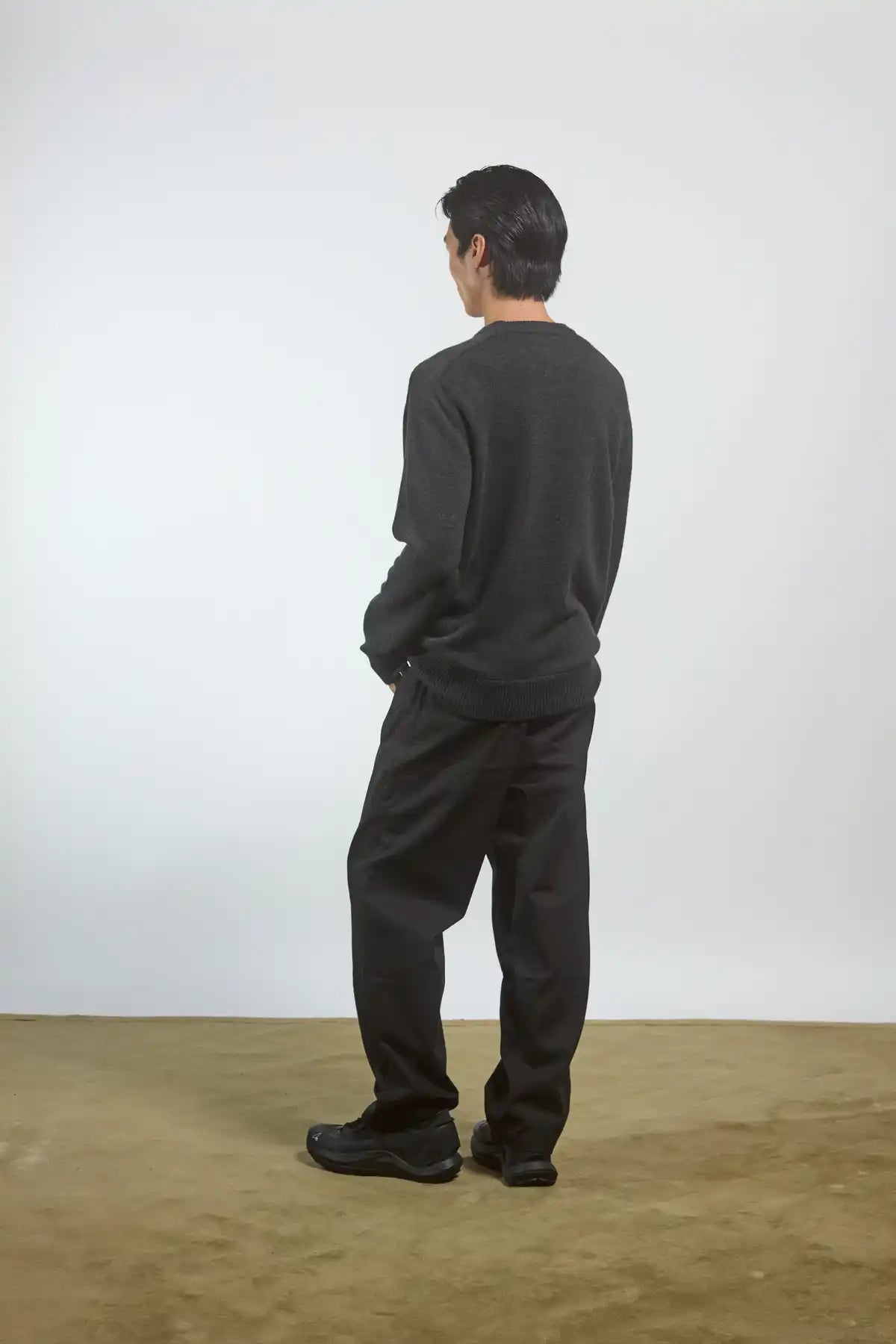 Saddle sleeve Sweater Miscanto Anthracite