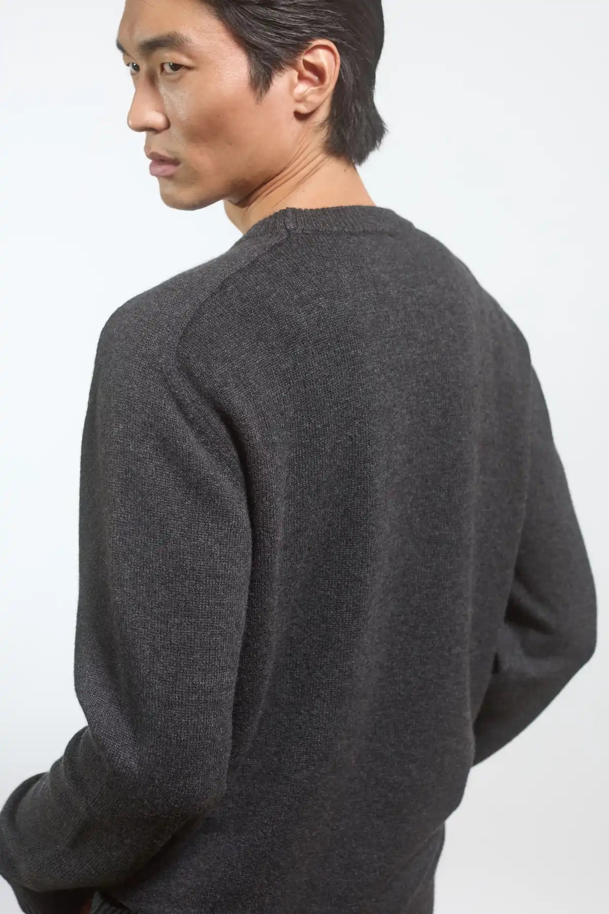 Saddle sleeve Sweater Miscanto Anthracite