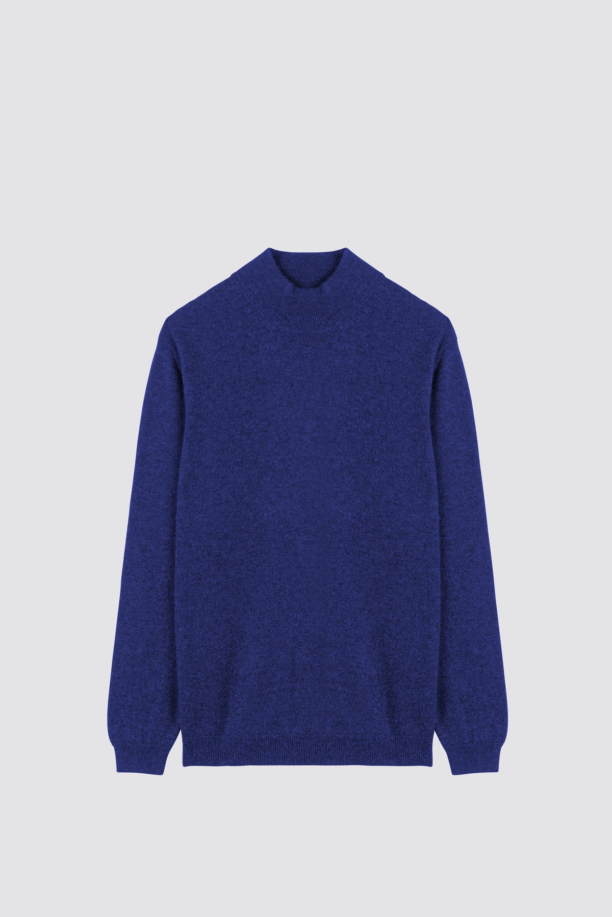 Mock neck sweater Vinca Blue Navy